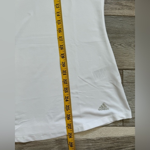 Adidas~ Women's Active UPF 50 Mesh Shirt Long SIv Knit Base Layer White XL NWT - Picture 6 of 7
